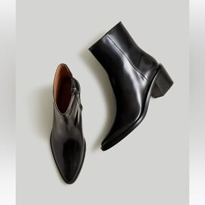 Madewell Darcy Ankle Boot in Shiny Leather 11